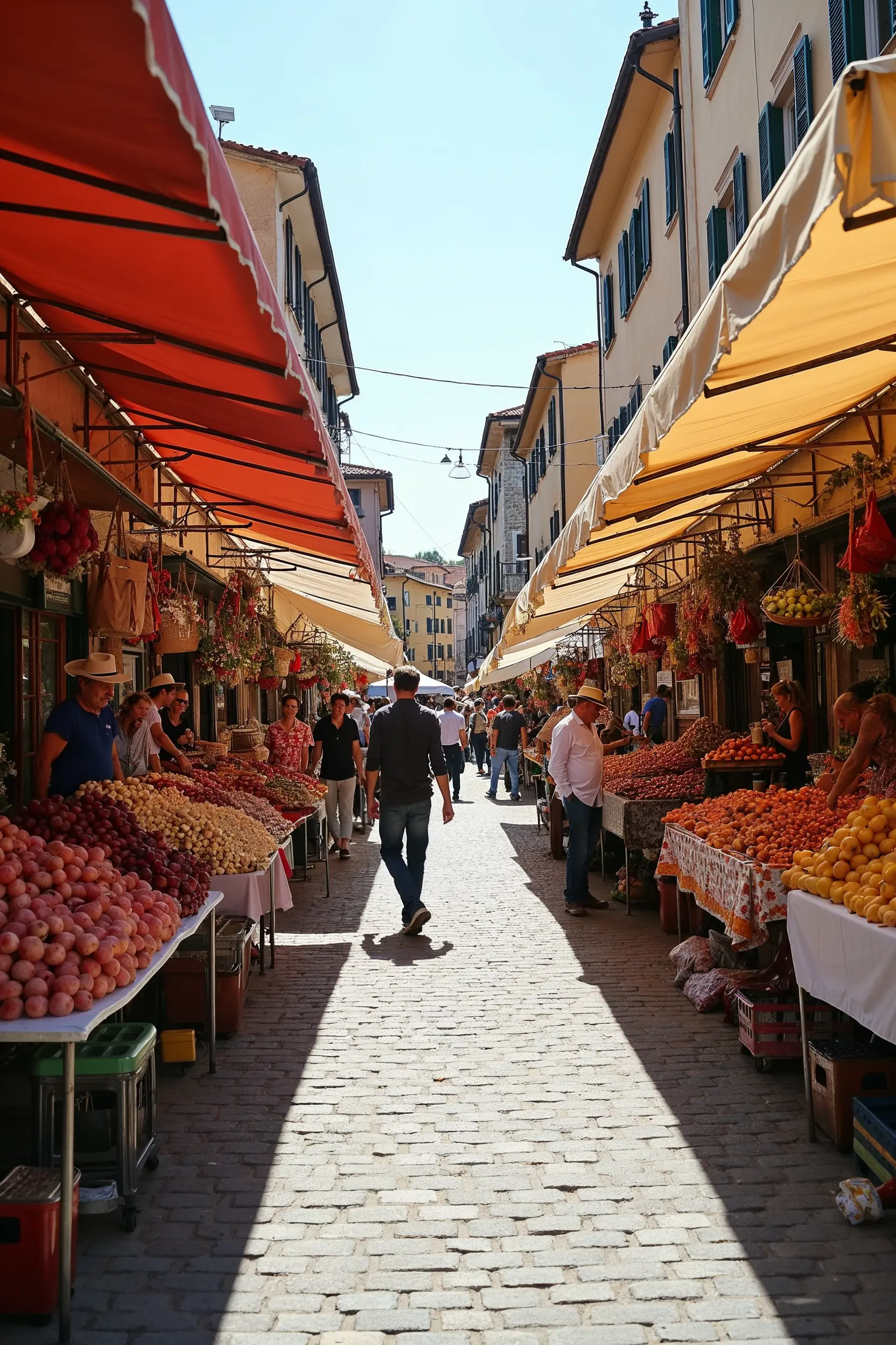 Frutta fresca al mercato
