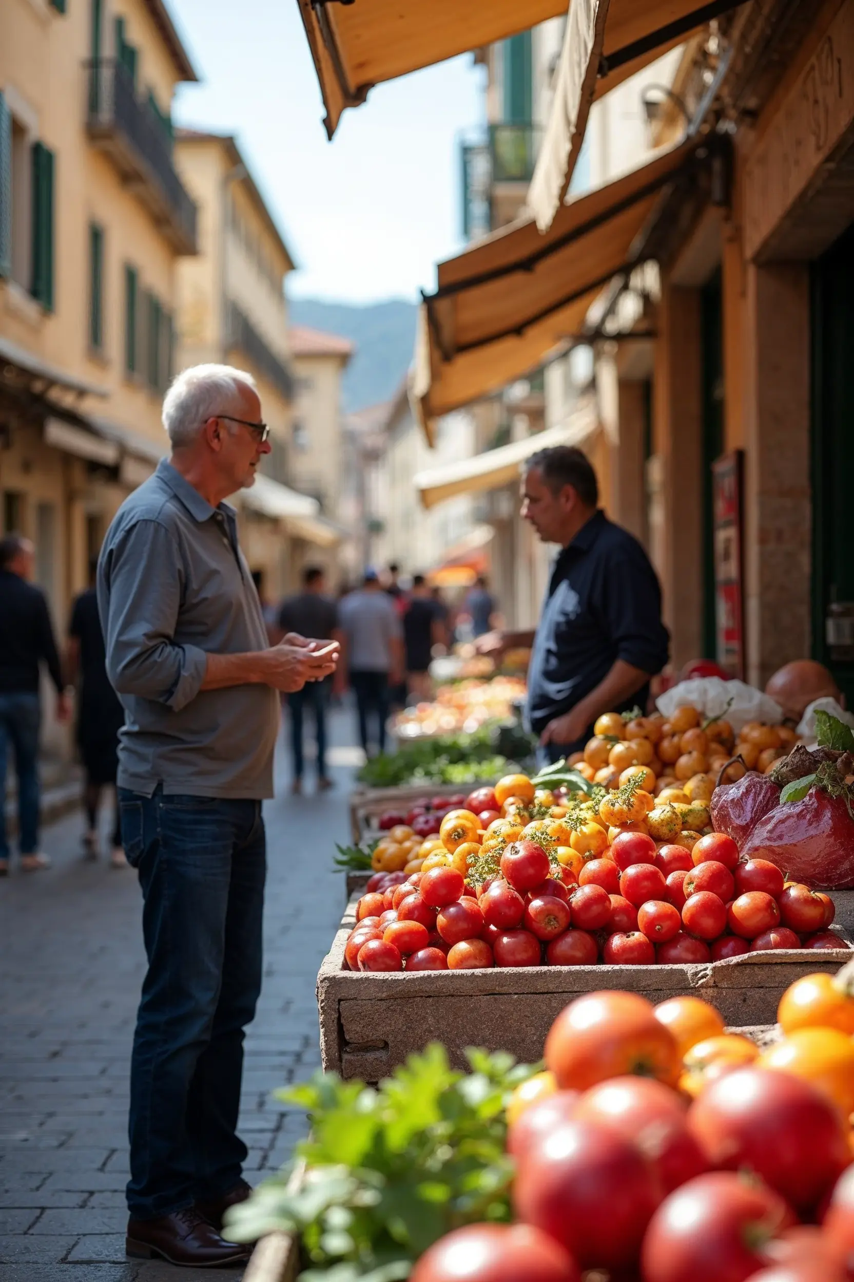 Persone al mercato